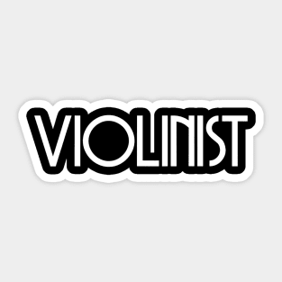 Violin Musical Music Teacher Violinist Sticker